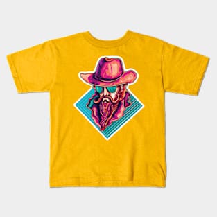 Vaporwave Vaquero Kids T-Shirt